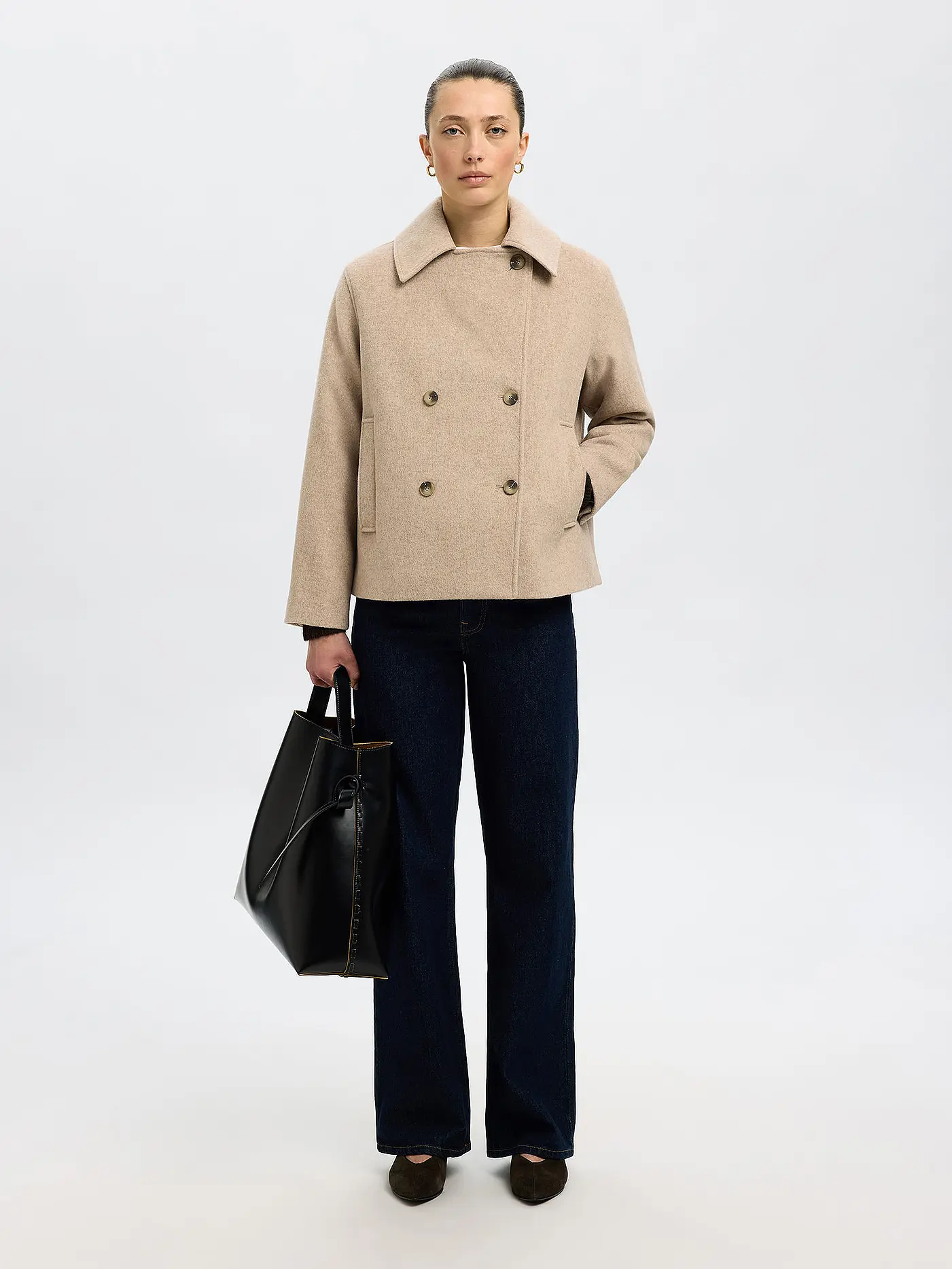 SELECTED FEMME | Wolljacke SLFALMA | 